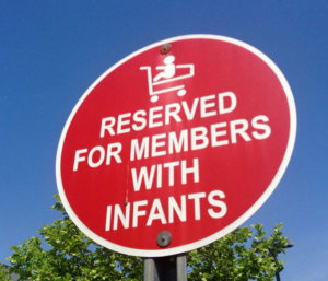 Reserved for members with infants